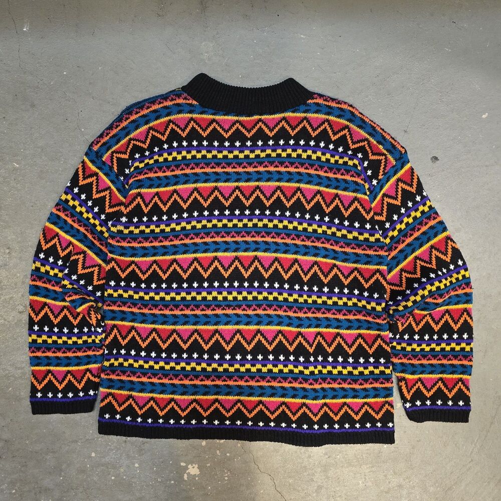Vintage Hand Knitted Grandma Sweater Size M/L Unisex